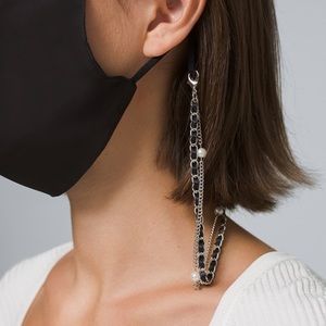 White House Black Market Mask Chain Necklace NWT